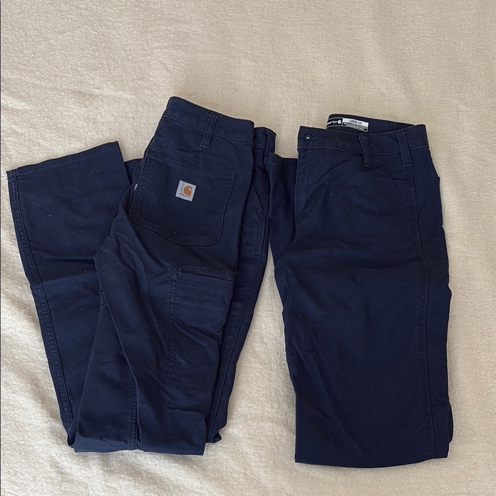 Carhartt Navy Blue Work Pants